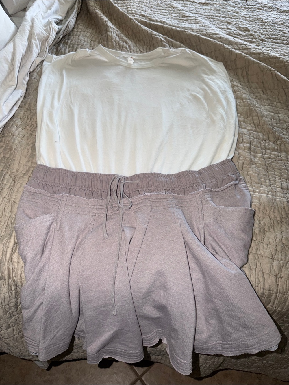 Daily Practice Anthropologie Women’s Lavender skirt with sleeveless top attached - Picture 5 of 16